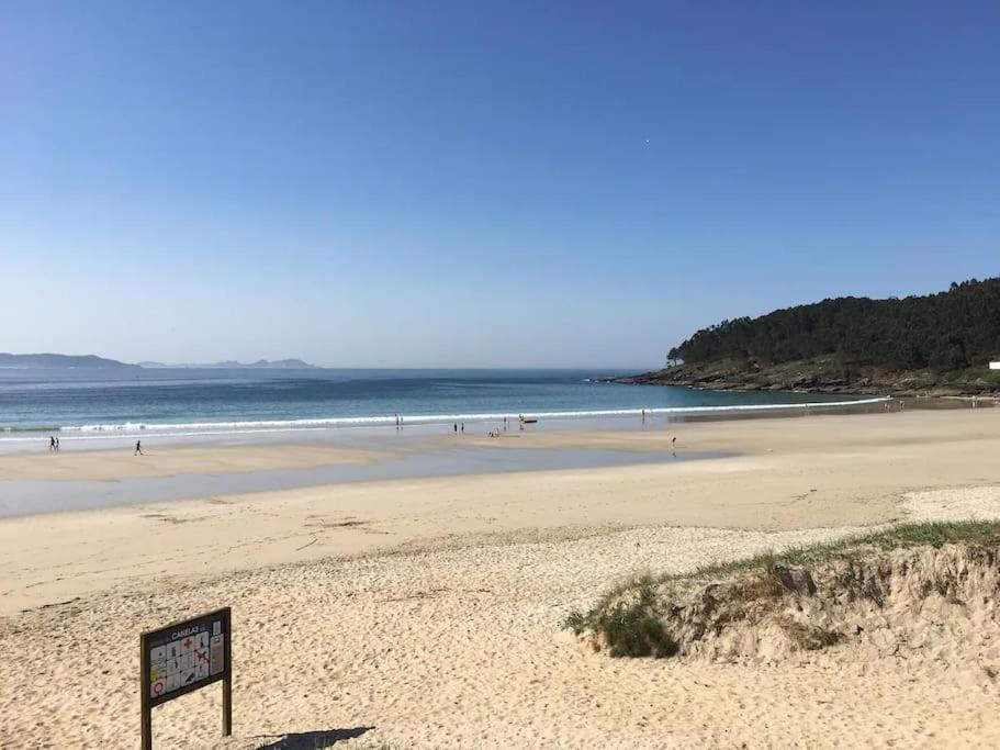 Precioso Apartamento Con Terraza Y Piscina En Portonovo-Sanxenxo Zewnętrze zdjęcie