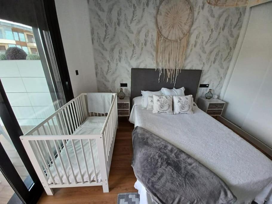 Precioso Apartamento Con Terraza Y Piscina En Portonovo-Sanxenxo Zewnętrze zdjęcie