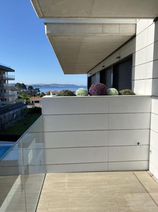 Precioso Apartamento Con Terraza Y Piscina En Portonovo-Sanxenxo Zewnętrze zdjęcie