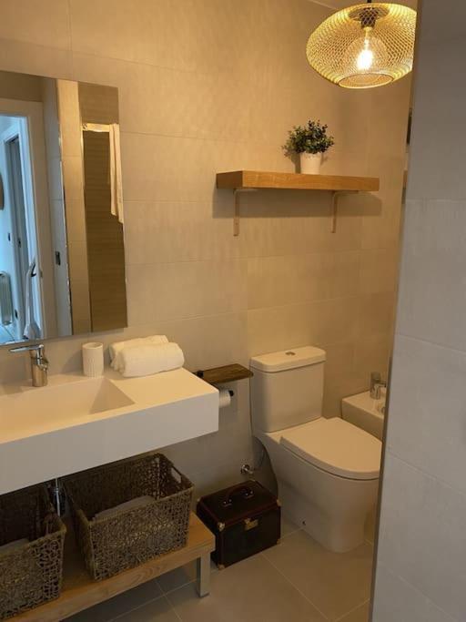 Precioso Apartamento Con Terraza Y Piscina En Portonovo-Sanxenxo Zewnętrze zdjęcie